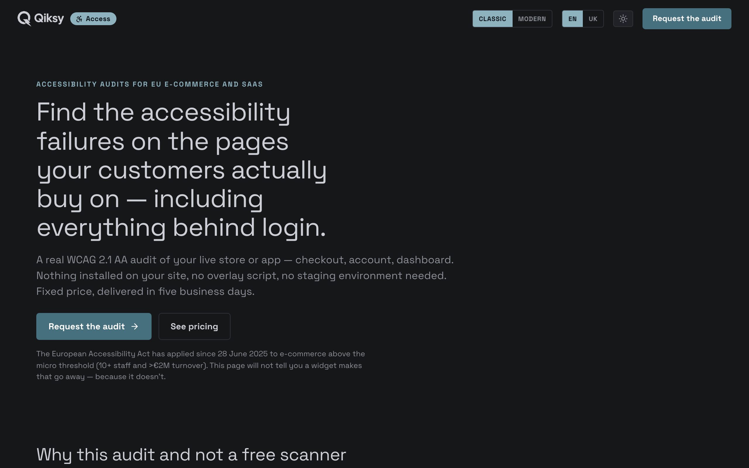 Qiksy Access
