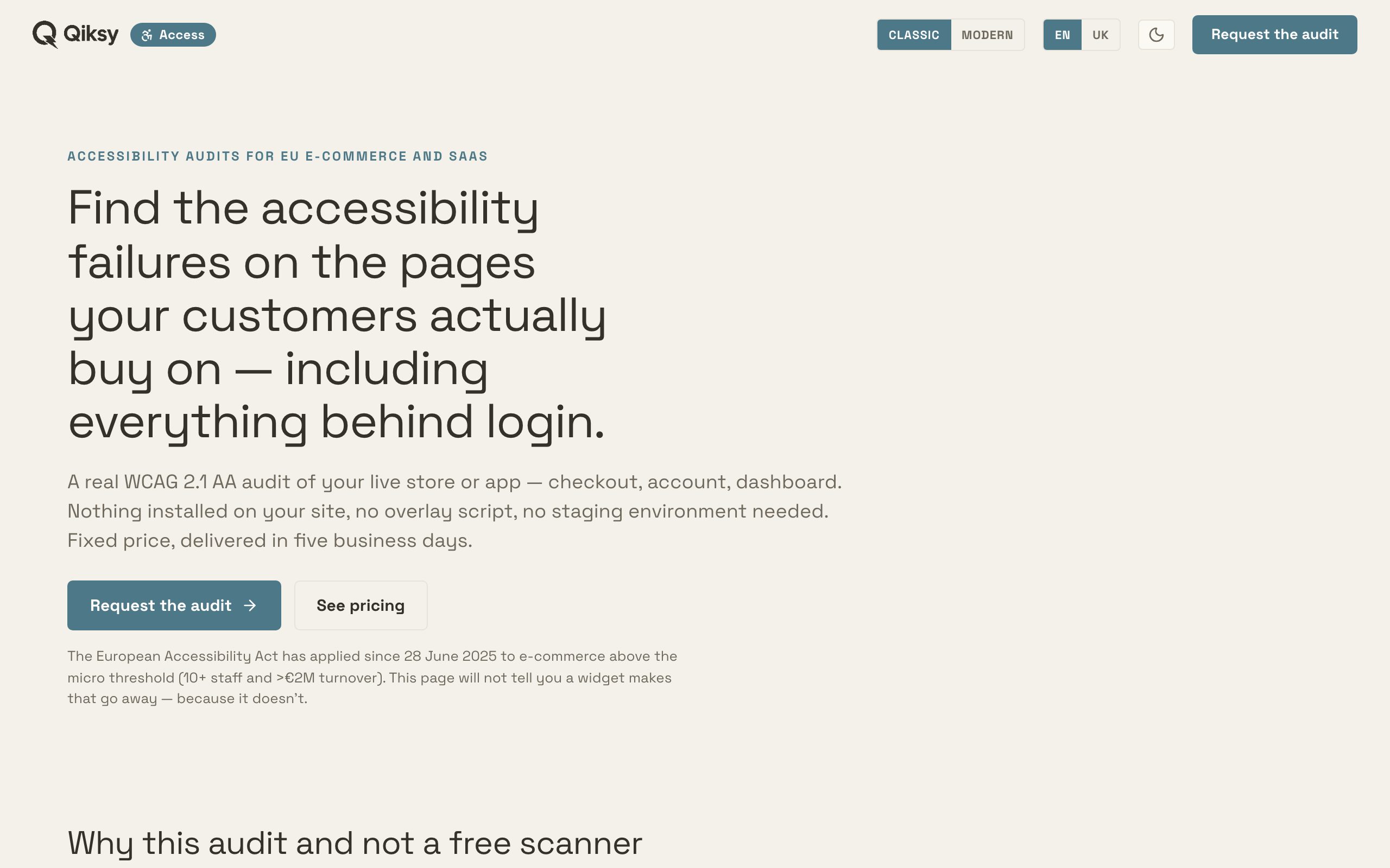Qiksy Access