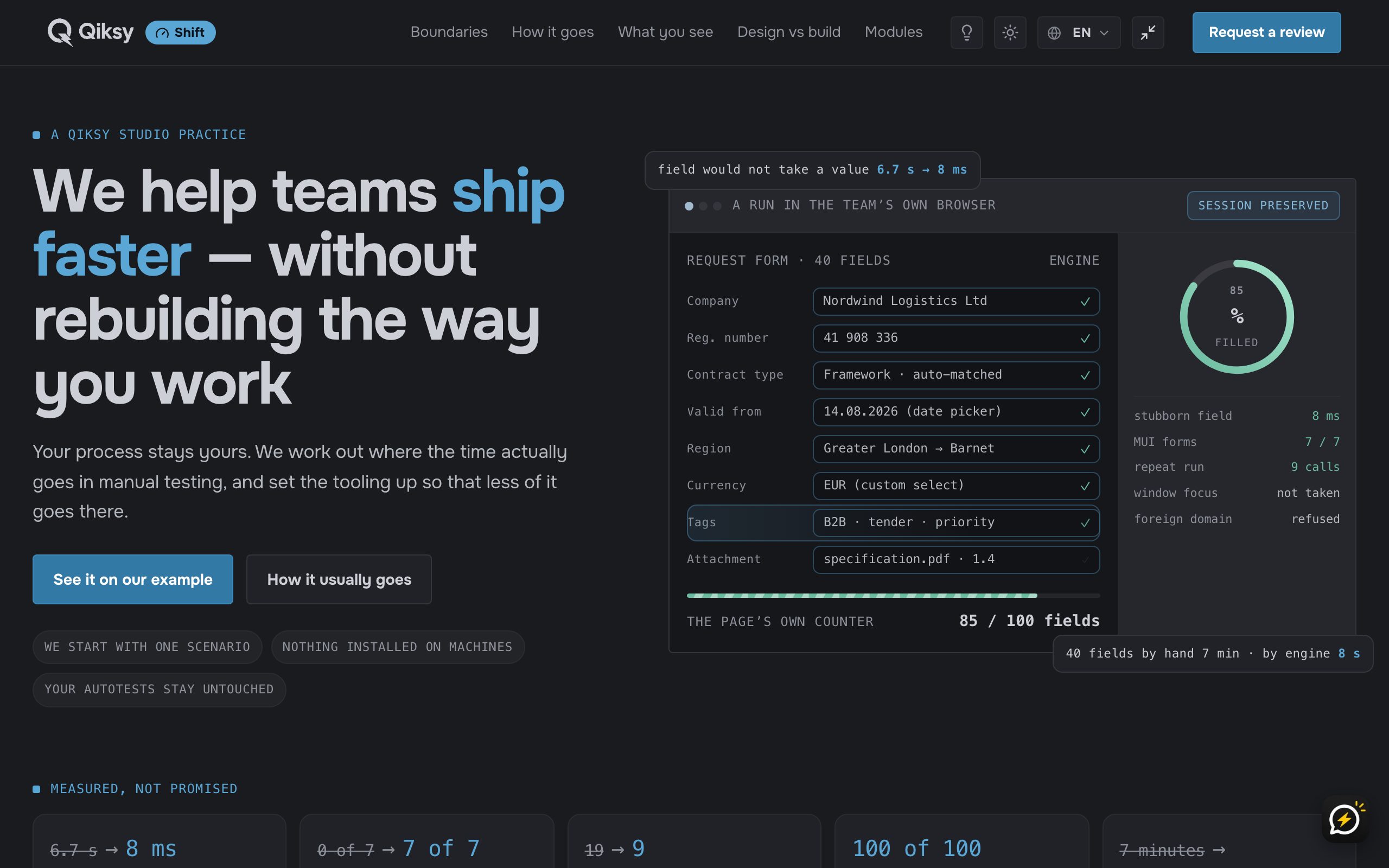 Qiksy Shift