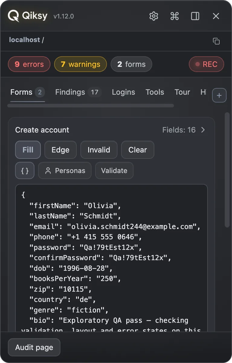 Qiksy — the JSON dataset editor
