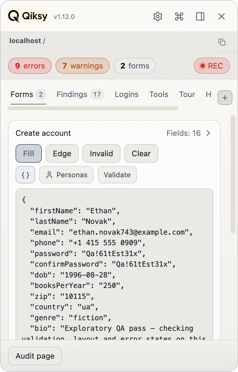 Qiksy — the JSON dataset editor